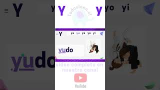 Letra Y | ya ye yi yo yu | Palabras con Y #todosleen #shorts