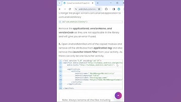 Convert an Android Project INTO a Library #android #shorts #androidstudio