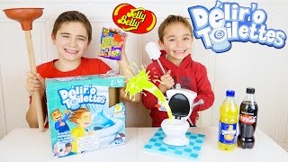 DELIR'O TOILETTES EXTRÊME CHALLENGE ! Coca, Orangina, Jelly Belly - TOILET TROUBLE CHALLENGE