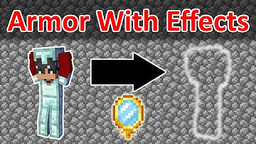 How to Make Custom Armor and With Potion Effects | Mcreator | #2
