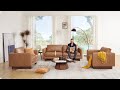 A Captivating Masterpiece | Senan 3-Seater Leather Sofa from CHITA LIVING