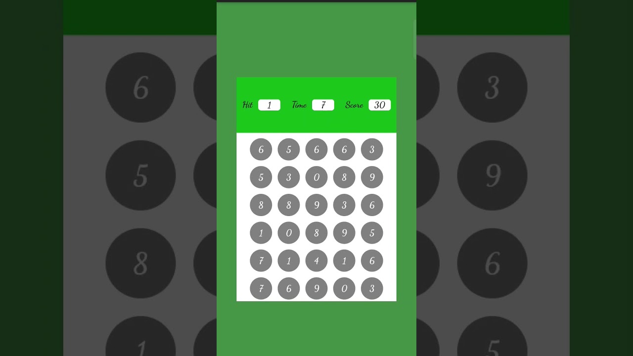 javascript use create Bubble game #javascript #coding #programming #css #html #viral #shorts #code