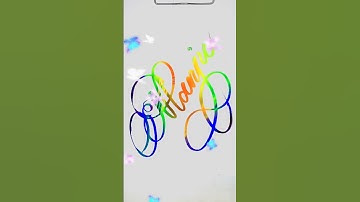 ✍️✍️✍️name writing 💜💜manju💜💜#shorts