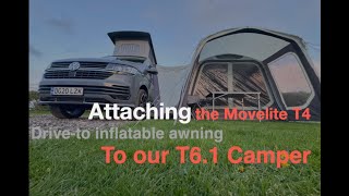 Movelite T4 awning setup