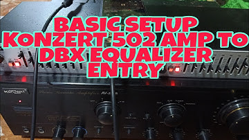 PAANO I CONNECT DBX EQUALIZER,KONZERT 502 AMPS ON SPEAKERS @Junlars Vlog