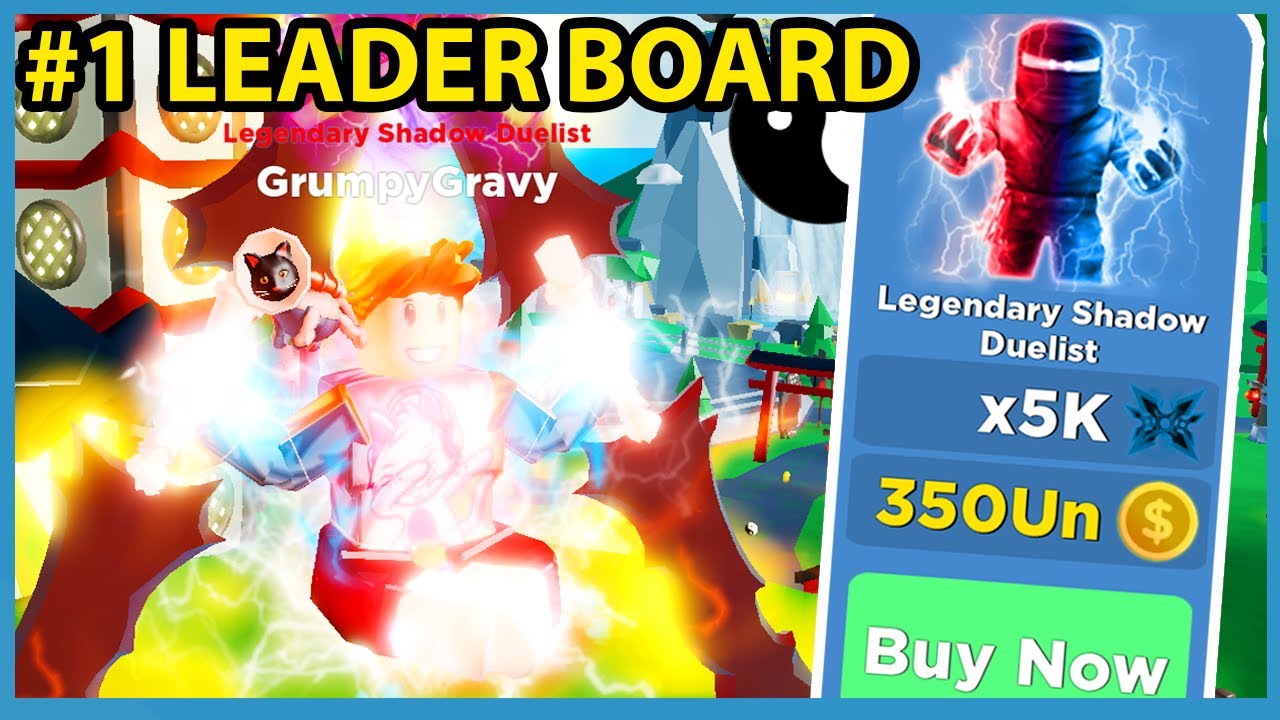 I Unlocked The Max Rank And Got On Top Leaderboard In Roblox Ninja Legends Youtube - i finally got number one on the top leaderboard in roblox ninja legends