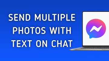 How To Send Multiple Photos With Text On Messenger Chat On PC (New Update)