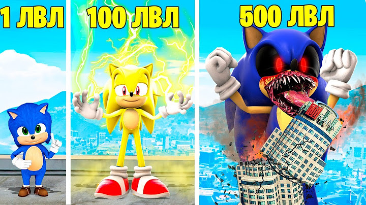 ПРОКАЧАЛ СОНИКА ЭКЗЕ ДО 500 УРОВНЯ ! ЭВОЛЮЦИЯ БОГА SONIC EXE В ГТА 5 ОНЛАЙН