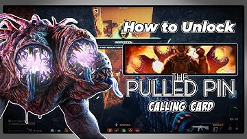 Call of Duty: MWZ PIN PULLED calling card - how to make a Mega Abomination swallow a grenade