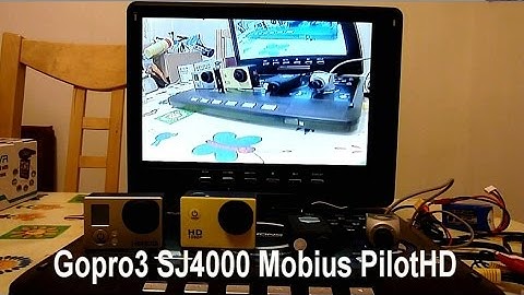 FPV camera video out latency group test v2 SJ4000, Mobius, Gopro Hero3, fatshark PilotHD + 600TVL