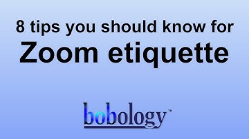 8 Tips you should know for Zoom Etiquette