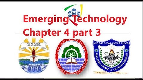 Introduction to Emerging Technology || Internet of Things (IoT) Chapter 4 part 3 by Afaan Oromoo