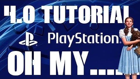 PS4 4.0 Tutorial Folders Quick Menu Change Cover Image #PS4Update