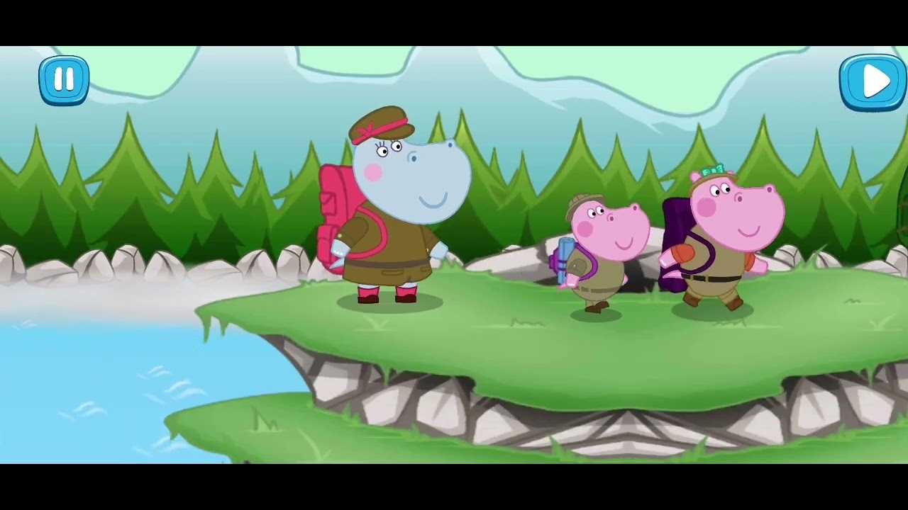 Гиппо Пеппа Поход В Горе Экспедиция На Юг 158 Серия Поучительные Мультики Детям 