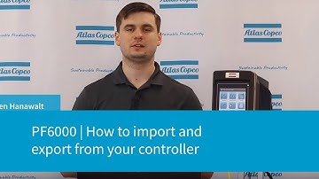 PF6000 | How to import and export from your controller