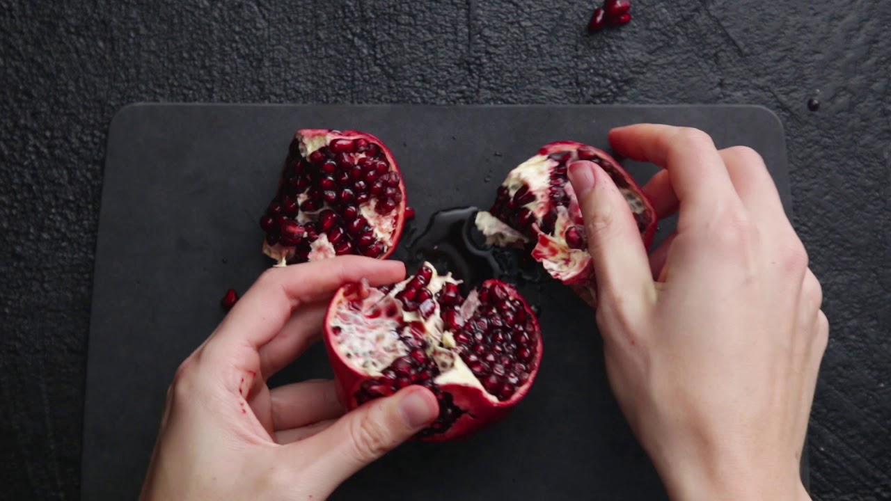 How to Cut a Pomegranate Like a Pro! | Tastemade