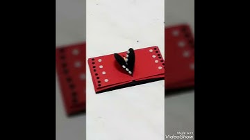 Heart lock accordion card diy