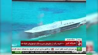 Iran attacks replica US ship in military drill