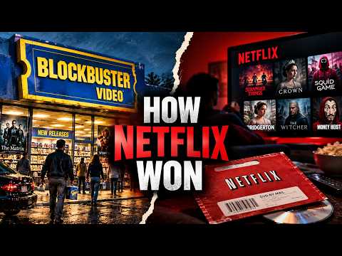 HOW NETFLIX DESTROYED BLOCKBUSTER AND CHANGED TV FOREVER