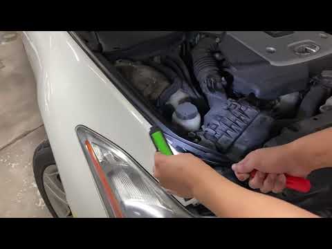 Infiniti G37 bumper and headlight removal/ disassemble
