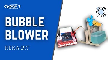 DIY Bubble Blower using REKA:BIT with micro:bit | Tutorial for Beginners