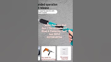 . "Multi-Function Nail Gun | The Ultimate DIY Rivet & Fastening Tool!"😮👍😍🥰#trending #weratools