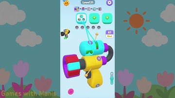 Wool Saga 3D - Level 21 (Toy Gun)