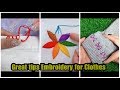 Great tips Embroidery for clothes😎😎