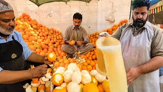 Refreshing Orange Juice | Energy Booster Healthy Mosambi Sharbat | Street Drink Sweet Lemon Juice