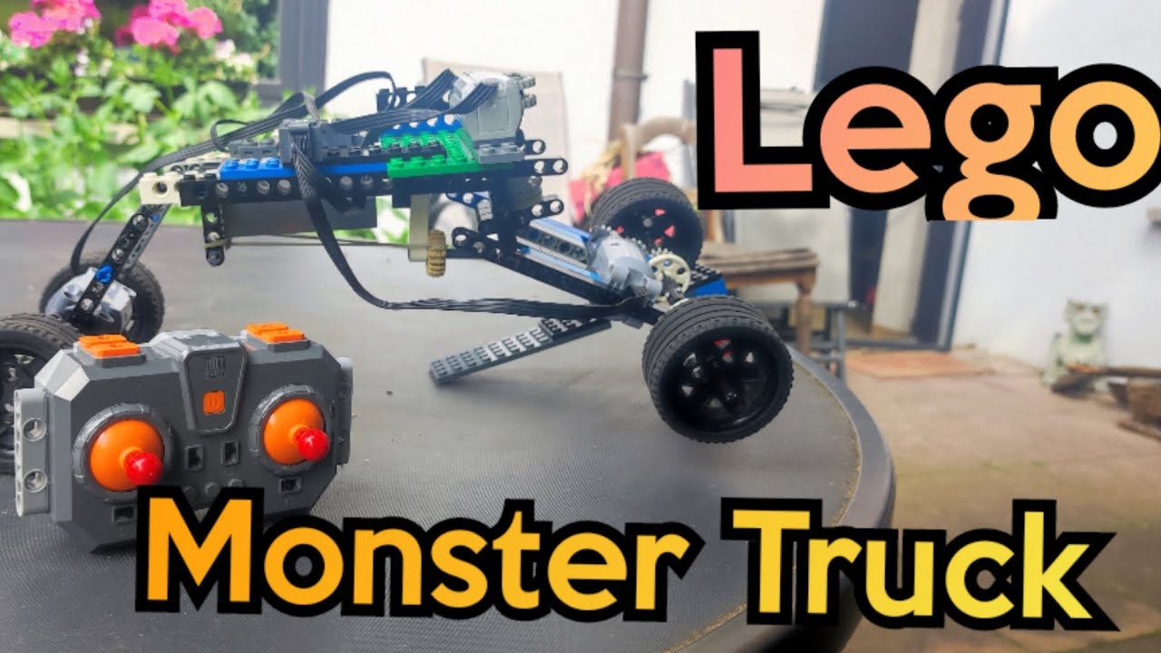 Lego RC Monster Truck Tutorial YouTube