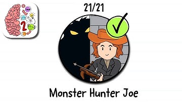 Brain Test 2 Monster Hunter Joe Walkthrough Levels 1-21