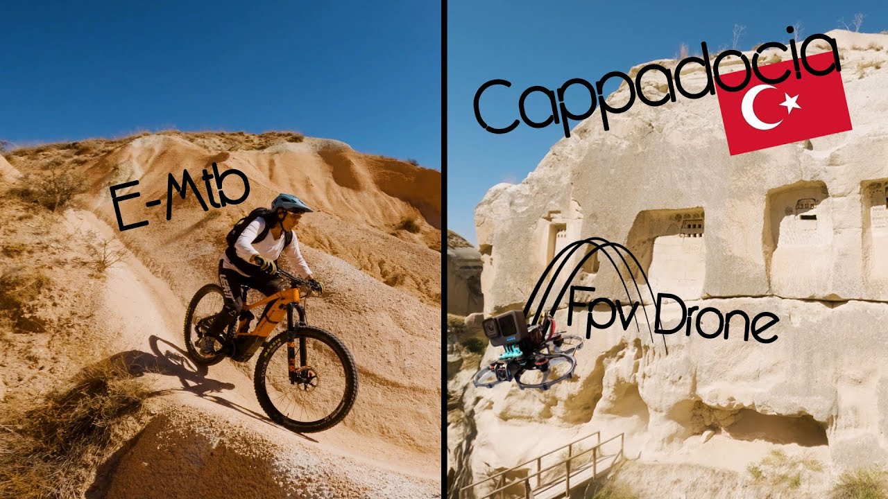 TRAVEL IN CAPPADOCIA - FPV DRONE and E-BIKE - Turkey UHD 4k 