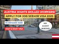 Austria Job Seeker Visa 2025 🇦🇹 | Move First, Get a Job Later (No Job Offer Needed!)