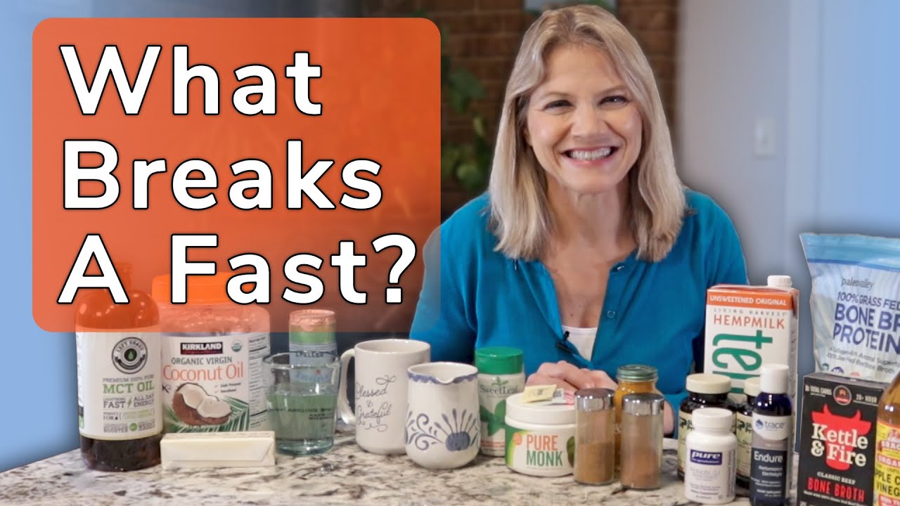 What Breaks a Fast? Full Guide Drinks Supplements Foods YouTube