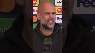Pep Guardiola on Ange Postecoglou: 'Another EXCEPTIONAL manager is COMING to the PL!' #shorts