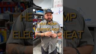 🔥 Heat Pump vs. Electric? #airconditioning #hvactips #acmaintenance
