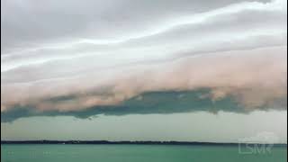 09-07-2021 Elk Rapids, Mi Beautiful shelf cloud over water