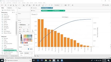 Tableau Custom Charts- Pareto chart