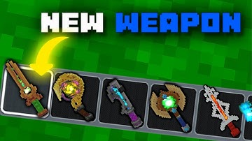 NEW WEAPONS 1 | planet craft | planet of cubes survival craft