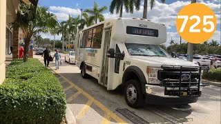Riding Pembroke Pines Community Bus Gold Route Westbound, Full Ride, Champion Defender Ford F-550