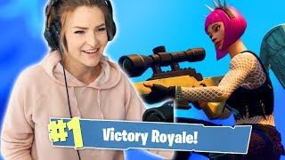INSANE SNIPER PLAYS! 12 KILL GAME (Fortnite: Battle Royale) | KittyPlays