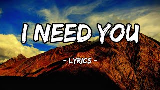 I need you // Zoom studio - best romantic love song 🎶 (lyrics)