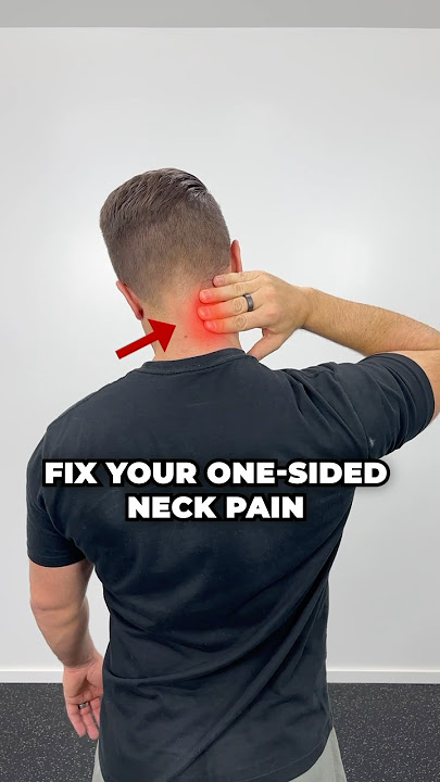 Fix One-Sided Neck Pain FAST! [4 Exercises For Neck Pain Relief]