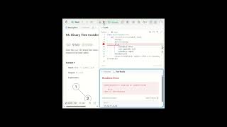 Binary Tree Inorder Traversal|LeetCode 94|Recursive Approach|Python #coding #python #programming