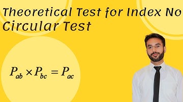 Theoretical Test for Index Number | Circular Test | Index No | Statistics | CH 5 | LEC 17 |Class 11