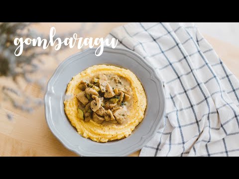 Tejszínes gombaragu polentával | Yama Kitchen
