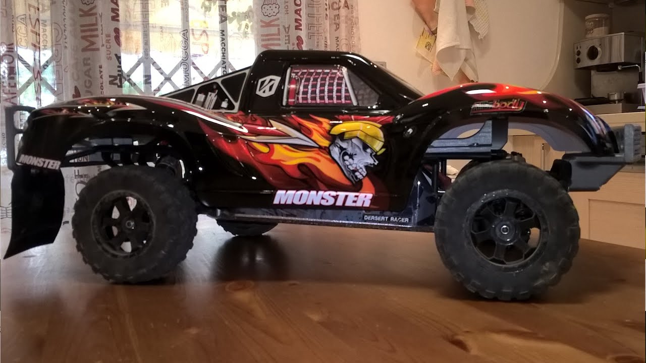 Braccio Sospensione Inferiore Anteriore Per Hobbyking Desert Fox 1/10 - RC Buggy Elettrico, Nero (2 Pezzi) - Foto 6