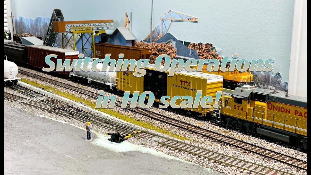 Transfer Yard Switching Operating Session ~ My HO Scale Sandersville Railroad