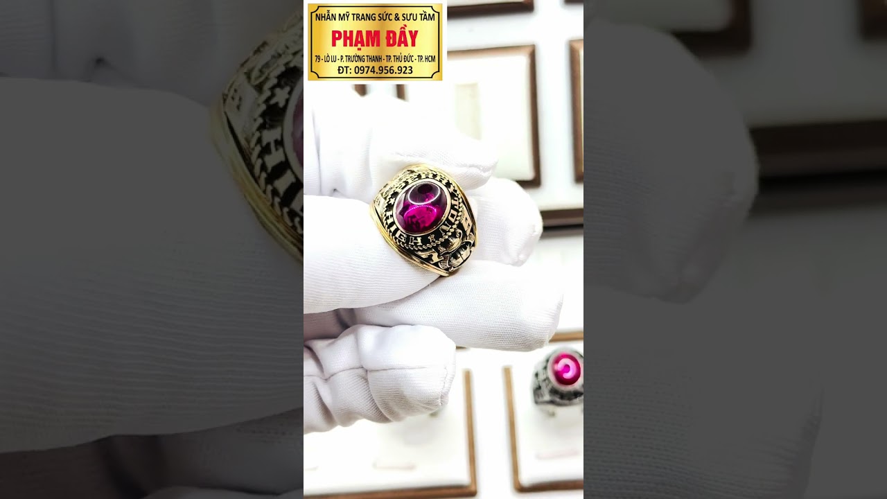 8 chiếc nhẫn Mỹ hàng chuẩn đẹp cho anh em lựa chọn clip ngày 14/12/2025 