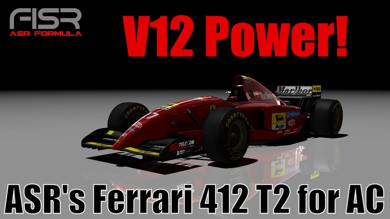 ASR Formula's FREE Ferrari 412 T2 1995 F1 Car for Assetto Corsa - YouTube